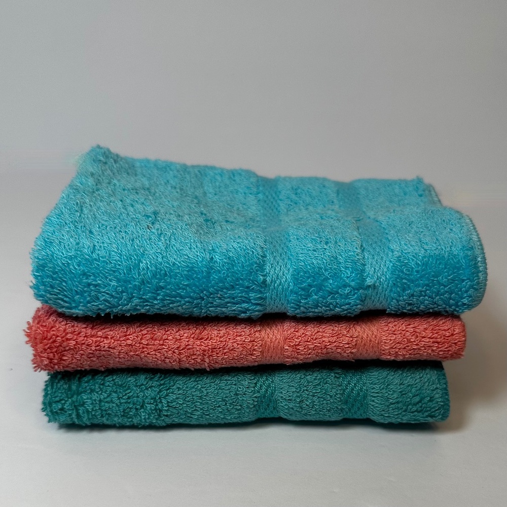 Vintage Caldwell Face Cloth Set | UltraSoft Combed Cotton | Set of 3 NWT